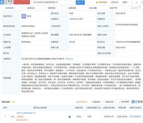 吉利成立吉速供应链管理公司